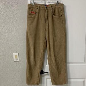 Empyre Men's Beige Corduroy Trousers